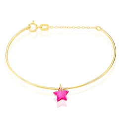 Bracelet Jonc Ida Etoile Or Jaune