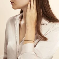 Bracelet Jerry Maille Corde Et Venitienne Or Bicolore 10 Bracelet Jerry Maille Corde Et Venitienne Or Bicolore -Fanny Boutique B3BF2W0385 model0