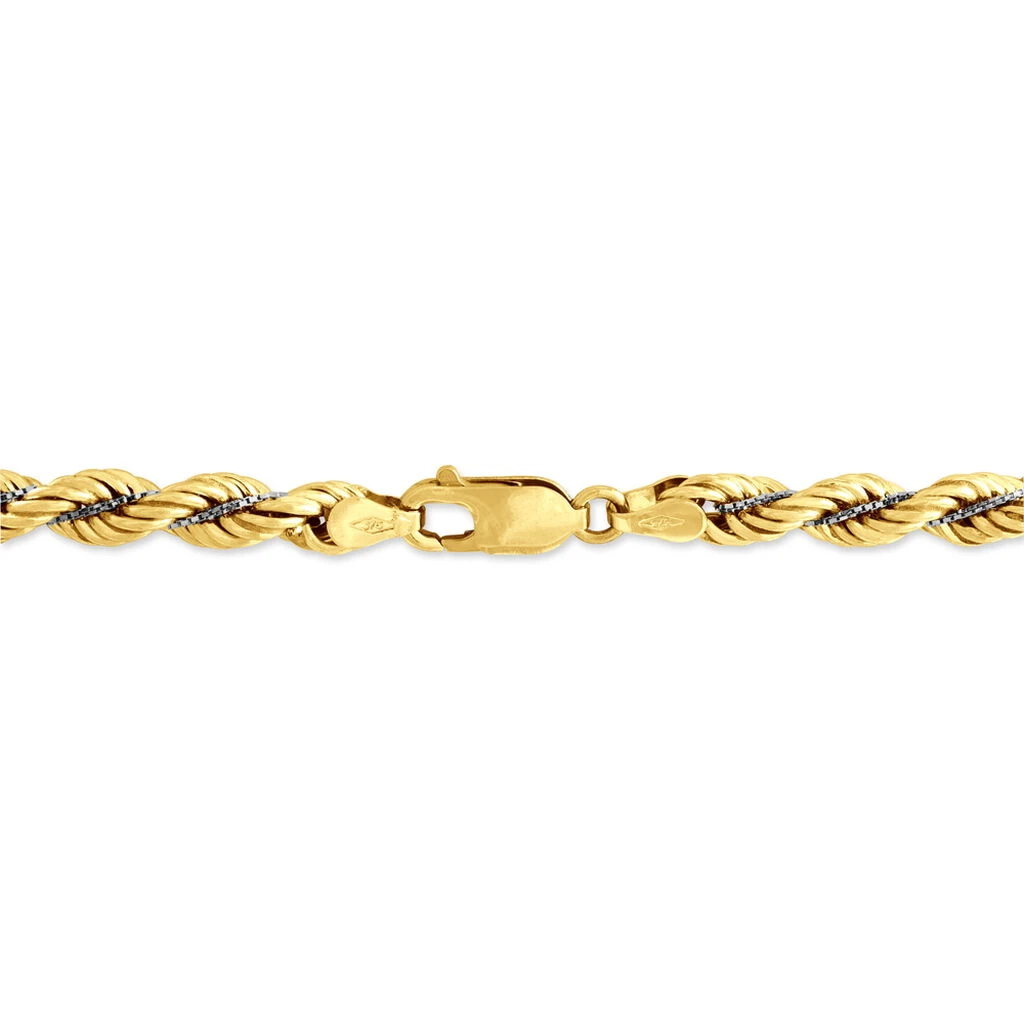 Bracelet Jerry Maille Corde Et Venitienne Or Bicolore 5 Bracelet Jerry Maille Corde Et Venitienne Or Bicolore – Image 3