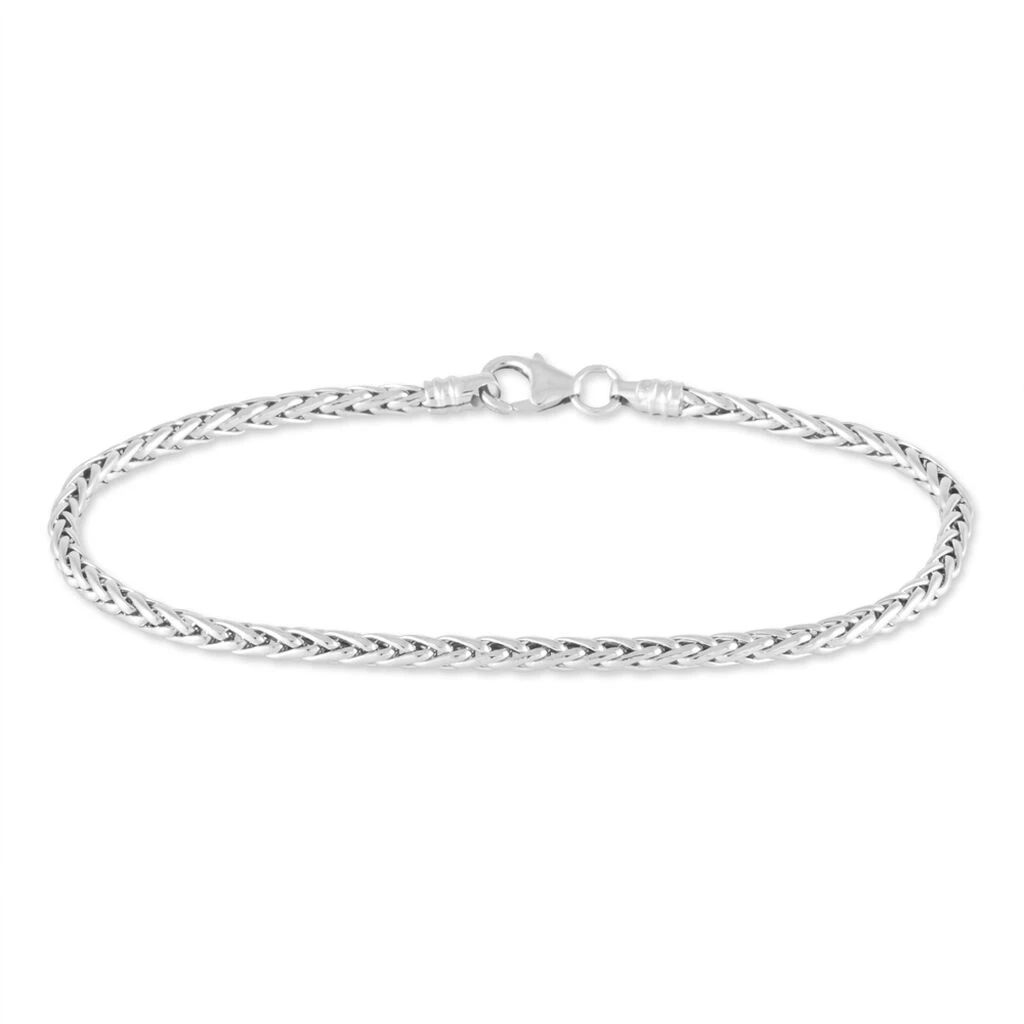 Bracelet Jayna Maille Palmier Or Blanc 3 Bracelet Jayna Maille Palmier Or Blanc