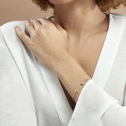 Bracelet Jonc Heida Or Jaune Calcédoine -Fanny Boutique B3BFJA7002 model0