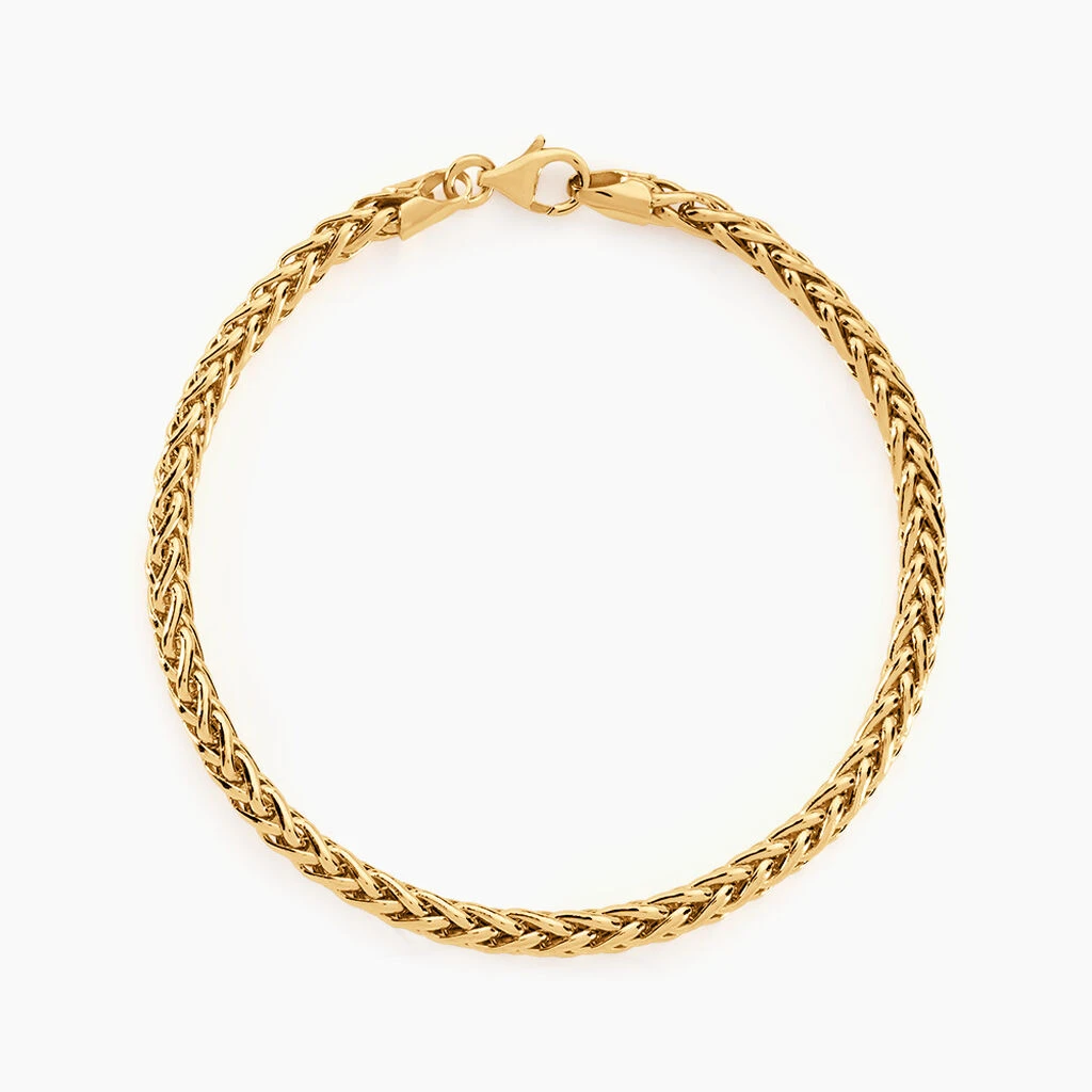 Bracelet Jayna Maille Palmier Or Jaune 3 Bracelet Jayna Maille Palmier Or Jaune