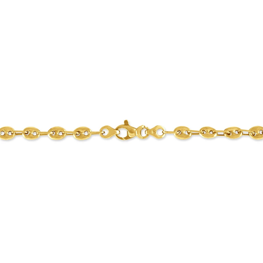 Bracelet Dami Maille Grain De Cafe Or Jaune 5 Bracelet Dami Maille Grain De Cafe Or Jaune – Image 3