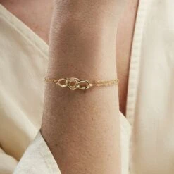 Bracelet Or Jaune Louisa -Fanny Boutique B3BFJW00C1 model1