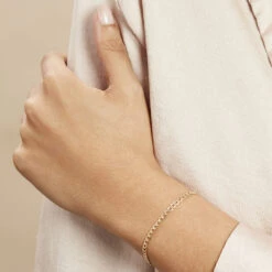 Bracelet Or Jaune Aralia -Fanny Boutique B3BFJW00CF model1