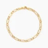 Bracelet Ophelio Maille Alternee 1/1 Or Jaune -Fanny Boutique B3BFJW0469 master