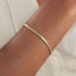 Bracelet Willyana Or Jaune -Fanny Boutique B3BFJW0476 model1