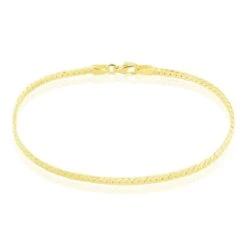 Bracelet Izel Maille Anglaise Or Jaune