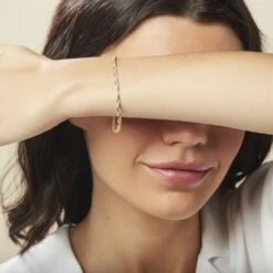 Bracelet Izel Maille Anglaise Or Jaune -Fanny Boutique B3BFJW0477 model0
