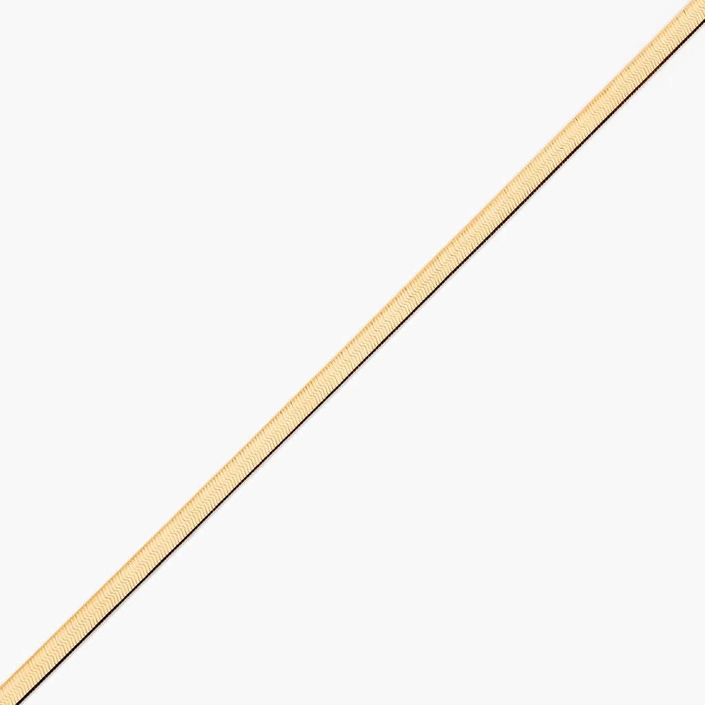 Bracelet Droit Lisse Or Jaune 4 Bracelet Droit Lisse Or Jaune – Image 2