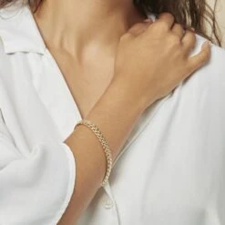 Bracelet Herminie Or Jaune -Fanny Boutique B3BFJW0513 model0 1