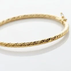 Bracelet Jonc Jennie Diamante Or Jaune -Fanny Boutique B3BFJW0781 view2