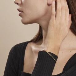 Bracelet Jonc Or Jaune Cynthia -Fanny Boutique B3BFJW0782 model0