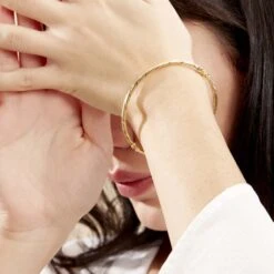 Bracelet Jonc Anaisaae Torsade Or Jaune -Fanny Boutique B3BFJW0809 model0