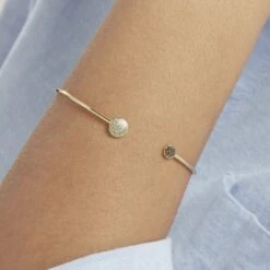 Bracelet Jonc Ileana Or Jaune -Fanny Boutique B3BFJW0949 model1