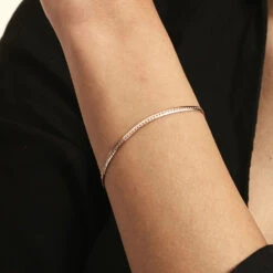 Bracelet Izel Maille Anglaise Or Rose -Fanny Boutique B3BFRW0338 model0