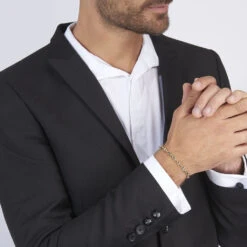 Bracelet Carlo Maille Marine Ronde Or Bicolore -Fanny Boutique B3BH2W0020 model0