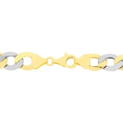 Bracelet Iris Maille Gourmette Or Bicolore -Fanny Boutique B3BH2W0022 view2