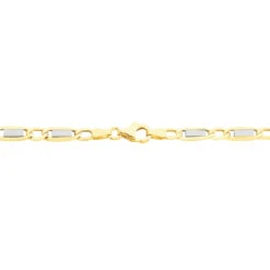 Bracelet Danae Maille Plaquette Alternee 1/1 Or Bicolore -Fanny Boutique B3BH2W0024 view2