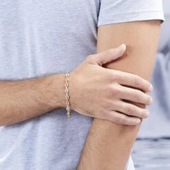 Bracelet Dami Maille Grain De Cafe Or Tricolore -Fanny Boutique B3BH3W0015 model0