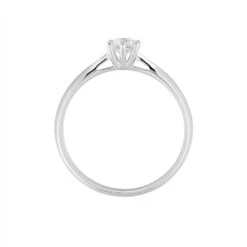 Bague Solitaire Veronika Or Blanc Diamant 8 Bague Solitaire Veronika Or Blanc Diamant -Fanny Boutique B3DFBDW04B view2