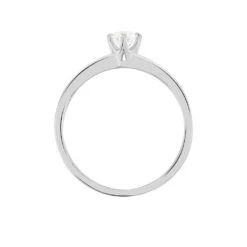 Bague Solitaire Natalia Or Blanc Diamant -Fanny Boutique B3DFBDW06M view2