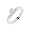 Bague Solitaire Loren Or Blanc Diamant