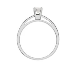 Bague Solitaire Loren Or Blanc Diamant -Fanny Boutique B3DFBDW092 view2