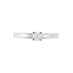 Bague Solitaire Celina Or Blanc Diamant -Fanny Boutique B3DFBDW2YT view1