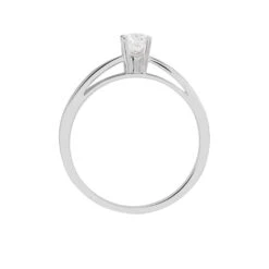 Bague Solitaire Celina Or Blanc Diamant -Fanny Boutique B3DFBDW2YT view2