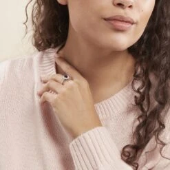 Bague Vladimir Or Blanc Saphir Et Diamant 12 Bague Vladimir Or Blanc Saphir Et Diamant -Fanny Boutique B3DFBSB499 model0