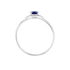 Bague Leona Or Blanc Saphir Diamant -Fanny Boutique B3DFBSB601 view2