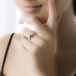 Bague Camilia Or Blanc Topaze -Fanny Boutique B3DFBTB528 model0