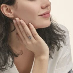 Bague Kenza Or Blanc Topaze Et Saphir Et Diamant -Fanny Boutique B3DFBTB565 model0