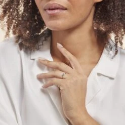 Bague Nesryne Or Blanc Oxyde De Zirconium -Fanny Boutique B3DFBZW031 model0