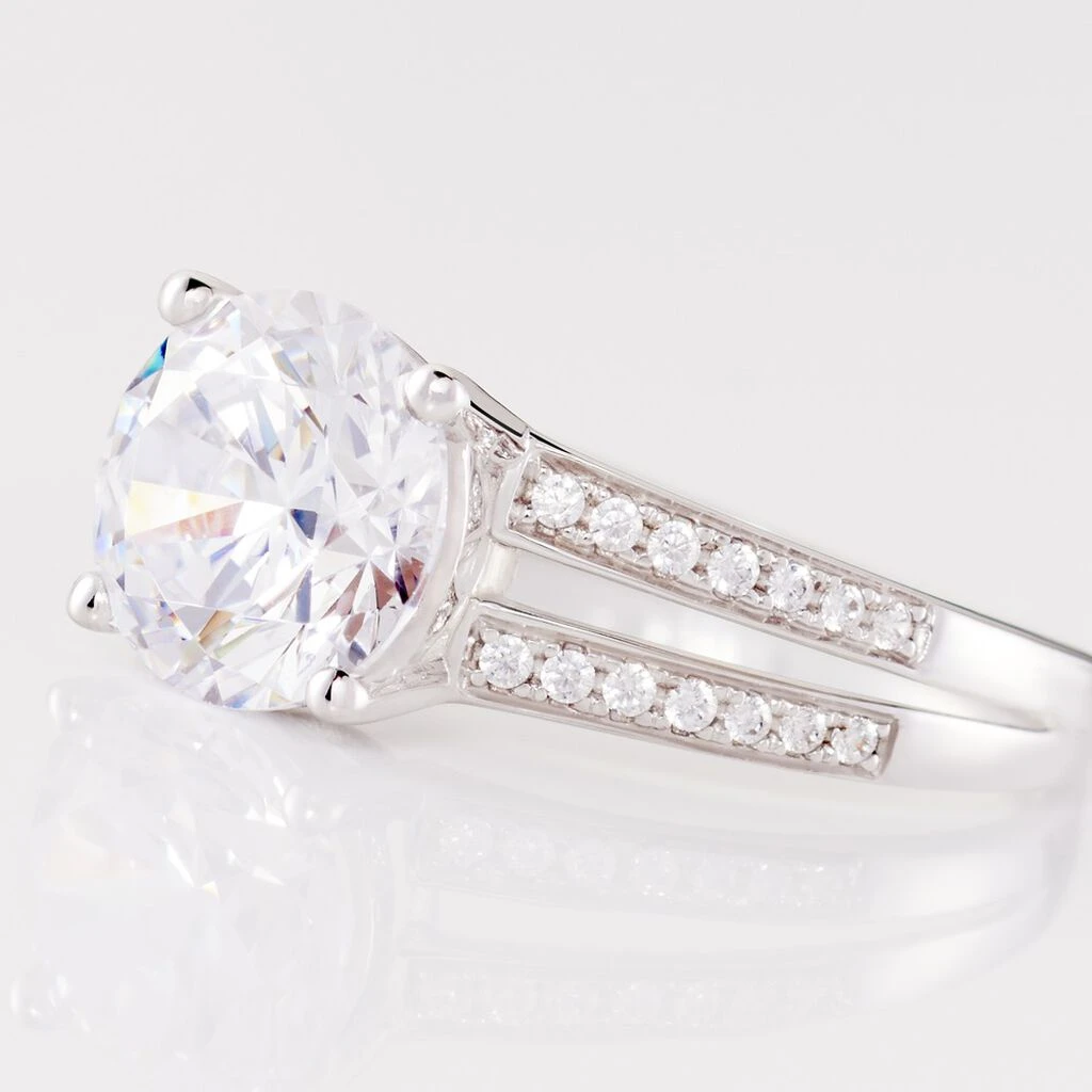 Bague Anthyme Or Blanc Oxyde De Zirconium 6 Bague Anthyme Or Blanc Oxyde De Zirconium – Image 4