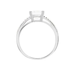 Bague Beline Or Blanc Oxyde De Zirconium -Fanny Boutique B3DFBZW141 view2