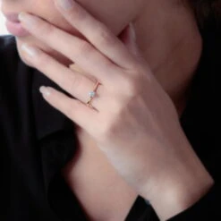 Bague Solitaire Victoria Or Jaune Diamant 9 Bague Solitaire Victoria Or Jaune Diamant -Fanny Boutique B3DFJDW03I model0