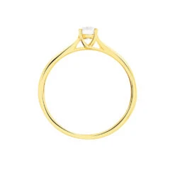 Bague Solitaire Victoria Or Jaune Diamant 8 Bague Solitaire Victoria Or Jaune Diamant -Fanny Boutique B3DFJDW03I view2