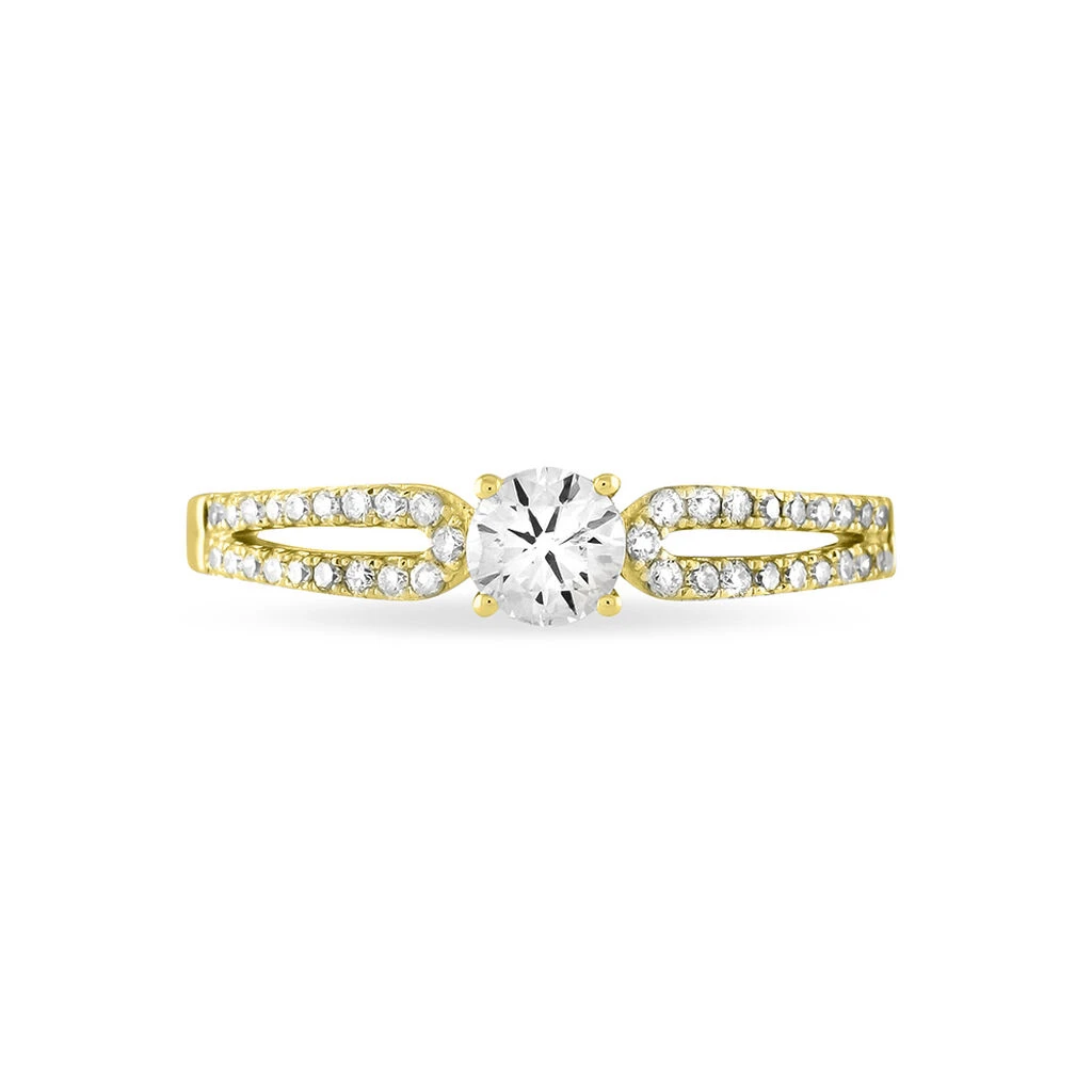 Bague Solitaire Katalina Or Jaune Diamant 4 Bague Solitaire Katalina Or Jaune Diamant – Image 2