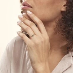 Bague Or Jaune Karmele Emeraude 12 Bague Or Jaune Karmele Emeraude -Fanny Boutique B3DFJEV463 model0