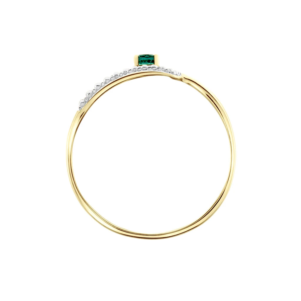 Bague Or Jaune Karmele Emeraude 5 Bague Or Jaune Karmele Emeraude – Image 3