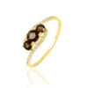 Bague Chloe Or Jaune Quartz Et Oxyde De Zirconium -Fanny Boutique B3DFJQM130 master