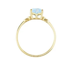 Bague Ashvin Or Jaune Topaze Et Oxyde 10 Bague Ashvin Or Jaune Topaze Et Oxyde -Fanny Boutique B3DFJTB806 view2