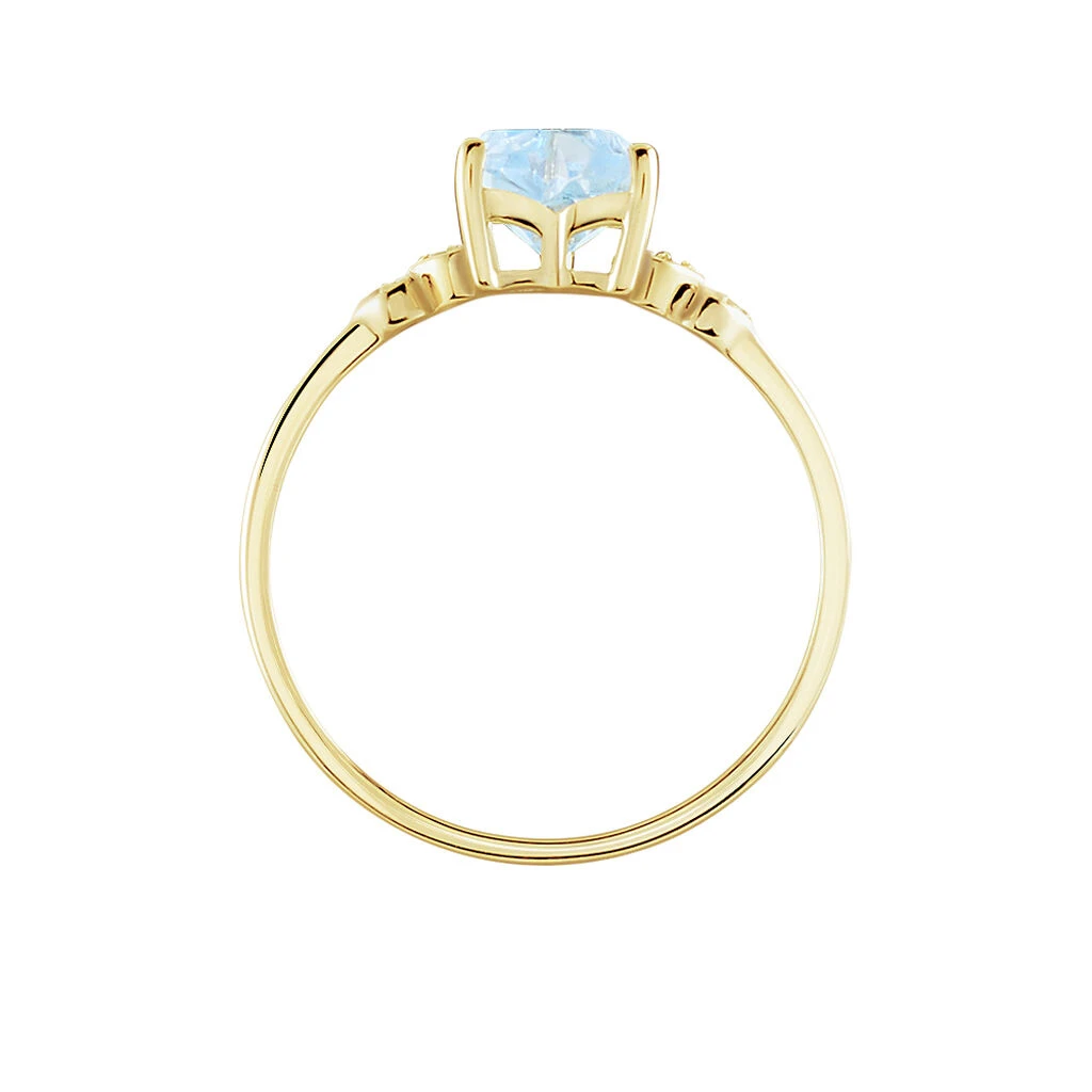 Bague Ashvin Or Jaune Topaze Et Oxyde 5 Bague Ashvin Or Jaune Topaze Et Oxyde – Image 3