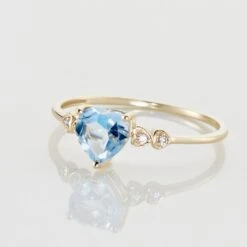 Bague Ashvin Or Jaune Topaze Et Oxyde 11 Bague Ashvin Or Jaune Topaze Et Oxyde -Fanny Boutique B3DFJTB806 view3