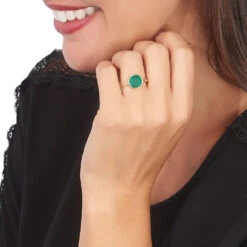 Bague Florica Or Jaune Malachite 11 Bague Florica Or Jaune Malachite -Fanny Boutique B3DFJXV026 model0