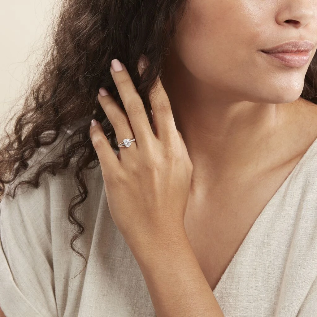 Bague Solitaire Fallon Or Jaune Oxyde De Zirconium 6 Bague Solitaire Fallon Or Jaune Oxyde De Zirconium – Image 4