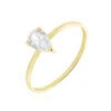 Bague Or Jaune Solitaire Harrietta Oxyde De Zirconium -Fanny Boutique B3DFJZW0RE master