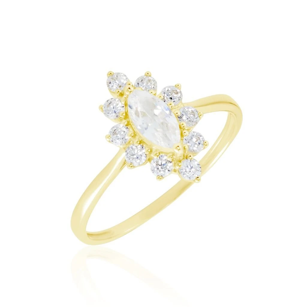 Bague Or Jaune Vladimira Oxyde De Zirconium 3 Bague Or Jaune Vladimira Oxyde De Zirconium